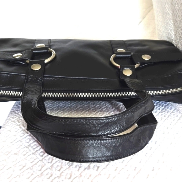 ( Kooba ) Leather Bag in Black / Silver Hardware - Picture 9 of 11